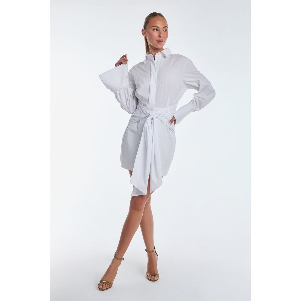 The NOLI Shop LANA White Shirt Dress XS